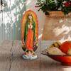 Design Toscano Virgin of Guadalupe Religious Garden Statue, 33 Inch, Large, Resin, Full Color Finish(Petite)