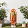 Design Toscano Virgin of Guadalupe Religious Indoor/Outdoor Garden Decor Statue, Medium 23 Inch Tall, Cast Stone Resin, Full Color Painted Finish