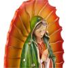 Design Toscano Virgin of Guadalupe Religious Indoor/Outdoor Garden Decor Statue, Medium 23 Inch Tall, Cast Stone Resin, Full Color Painted Finish