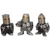 Design Toscano Wee Medieval Crusader Knights of The Gothic Realm Statue Set of Three