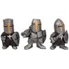 Design Toscano Wee Medieval Crusader Knights of The Gothic Realm Statue Set of Three