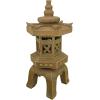 Design toscano ng29870 asian decor pagoda lantern indoor/outdoor statue, 11 inches wide, 11 inches deep, 17 inches high, handcast polyresin, two tone stone finish(Gothic Stone)