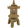 Design toscano ng29870 asian decor pagoda lantern indoor/outdoor statue, 11 inches wide, 11 inches deep, 17 inches high, handcast polyresin, two tone stone finish(Gothic Stone)