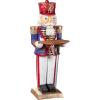 Nutcracker Soldier Butler Holiday Pedestal Table