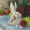 Pray for Peace Bonded Marble Angel Statue(Hunger of Heartbreak)