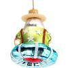 Santa’s New Xmas Ride Llama Holiday Ornament: Each(Chillin Santa)
