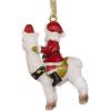 Santa’s New Xmas Ride Llama Holiday Ornament: Each(Santa’s New Xmas Ride Llama)