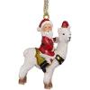 Santa’s New Xmas Ride Llama Holiday Ornament: Each(Santa’s New Xmas Ride Llama)