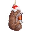 Santa’s New Xmas Ride Llama Holiday Ornament: Each(Sloth Christmas)