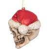 Skelly Claus II Gothic Skull Christmas Tree Ornament, 2 Inch, Single(Skelly Claus II)
