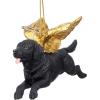 ANGEL FRENCH BULLDOG ORNAMENT(Angel Black Lab Dog)