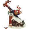 Christmas Decorations – German Kris Kringle Santa Claus Collector Die Cast Iron Still Action Coin Bank – Savings Bank – Piggy Bank(Santa’s Sleigh)