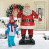 Christmas Decorations – Letters for Santa Claus Christmas Mailbox Metal Holiday Decor – Christmas Cards to the North Pole(Large)