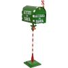 Christmas Decorations – Letters for Santa Claus Christmas Mailbox Metal Holiday Decor – Christmas Cards to the North Pole(Santa Mailbox)