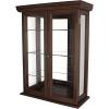 Design Toscano Amesbury Manor Wall Curio Cabinet, Lily White(Brown)