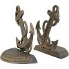 Design Toscano Arthurian Knight Bookends,Grey Stone,8 Inch, Set of Two(Maritime Anchor)