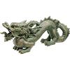 Design Toscano Asian Dragon of the Great Wall Garden Statue, Large 29 Inch Long, Cast Stone Resin, Green Bronze Verdigris Finish(Bronze Verdigris Finish)