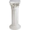 Design Toscano Athena Corinthian Furniture Pedestal Column Plant Stand, 16 Inches Wide, 16 Inches Deep, 33 Inches High, Handcast Polyresin, Antique Stone Finish(Antique Stone Finish)
