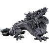 Design Toscano Benevolent Dragon Asian Garden Statue, 27 Inch, Resin, Gray Stone Finish(Asian Dragon)