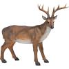 Design Toscano Big Rack Deer Buck Indoor/Outdoor Garden Decoy Animal Statue, 28 Inch Long, 24 Inch Tall, Cast Stone Resin, Brown Finish