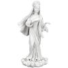 Design Toscano Blessed Virgin Mary Bonded Marble Resin Statue: Large,White(Virgin Mary on Cloud Large)