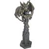 Design Toscano CL4187 Raptor, Gargoyle Surveyor of the Realm Sculpture,two tone stone