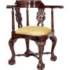 Design Toscano Chippendale Corner Chair, cherry(Traditional)