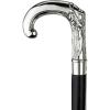 Design Toscano Cobra Pewter Walking Stick(Empress Collection Eve in Eden Solid Hardwood Walking Stick)