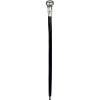 Design Toscano Cobra Pewter Walking Stick(Flamboyant Floral Solid Hardwood Walking Stick)