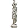 Design Toscano Dione the Divine Greek Water Woman Indoor/Outdoor Garden Statue, Grande, 38 inches tall, Cast Stone Resin, Antique Stone Finish(Handcast Polyresin  Antique Stone Finish)