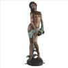 Design Toscano Dione the Divine Greek Water Woman Indoor/Outdoor Garden Statue, Grande, 38 inches tall, Cast Stone Resin, Antique Stone Finish(Heirloom Cast Bronze  Green Bronze Finish)