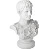 Design Toscano Dragons of Corfu Castle Gothic Decor Statue Globe Figurine, 5 Inch, Polyresin and Glass, Silver Chrome(Bust Large)