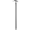 Design Toscano Dragonsthorne Nebula Dragon Gothic Walking Stick Swagger Cane, 38 Inch, Polyresin, Silver and Black(Nebula)