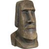 Design Toscano Easter Island Ahu Akivi Moai Monolith Garden Statue, Desktop, 9 Inch, Cast Stone Resin, Grey Stone(32 in)