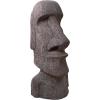 Design Toscano Easter Island Ahu Akivi Moai Monolith Garden Statue, Desktop, 9 Inch, Cast Stone Resin, Grey Stone(72 in)