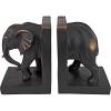 Design Toscano Elephant Bookends Statue, 7 Inch, Set of Two, Faux Bronze,QM2859800(Elephant)