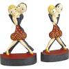 Design Toscano Elephant Bookends Statue, 7 Inch, Set of Two, Faux Bronze,QM2859800(The Flappers)