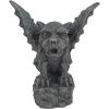 Design Toscano Gaston the Gothic Gargoyle Climber Wall Mount Hanging Statue, Large, 16 Inches Tall, Cast Stone Resin, Gothic Stone(Florentine Gargoyle Gothic Decor Statue)