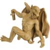 Design Toscano Gaston the Gothic Gargoyle Climber Wall Mount Hanging Statue, Large, 16 Inches Tall, Cast Stone Resin, Gothic Stone(Gaston the Gothic Gargoyle Climber Hanging Statue  Large)