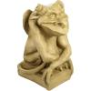 Design Toscano Gaston the Gothic Gargoyle Climber Wall Mount Hanging Statue, Large, 16 Inches Tall, Cast Stone Resin, Gothic Stone(Oscar The Gargoyle with Attitude Statue Size: Large)
