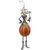 Design Toscano Gloria VanderBoo Metal Witch Bobble Statue