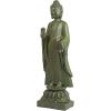 Design Toscano Jolly Hotei Laughing Man Asian Decor Indoor/Outdoor Garden Statue, 26 inches tall, Cast Stone Resin, Two Tone Stone Finish(Enlightened Buddha)