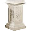 Design Toscano KY0631 Rococo Sculptural Plinth,Faux Stone Finish(Chelsea)