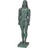 Design Toscano KY71304 Hebe Greek Woman Patron of Youth Indoor/Outdoor Garden Statue, Large Size, 10 inches Wide, 32 inches Tall, Handcast Polyresin, Antique Stone Finish(Kouros)
