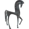 Design Toscano KY71304 Hebe Greek Woman Patron of Youth Indoor/Outdoor Garden Statue, Large Size, 10 inches Wide, 32 inches Tall, Handcast Polyresin, Antique Stone Finish(Horse)
