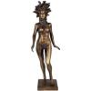 Design Toscano KY71304 Hebe Greek Woman Patron of Youth Indoor/Outdoor Garden Statue, Large Size, 10 inches Wide, 32 inches Tall, Handcast Polyresin, Antique Stone Finish(Medusa)