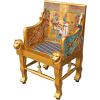 Design Toscano King Tutankhamen’s Tomb Egyptian Throne Chair, 41 Inch, Gold