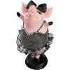 Design Toscano Lace and Lard, Madame Pig Statue(Full Color)