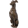 Design Toscano Man’s Best Friend Dog with Basket Outdoor Garden Statue, 8 Inches Wide, 12 Inches Deep, 19 Inches High, Handcast Polyresin, Antique Stone Finish(Antique Gold)