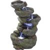 Design Toscano Mesquite Falls Illuminated Garden Fountain, 12.5 x 10 x 17.5(Breakneck Fall Illuminated Fountain)